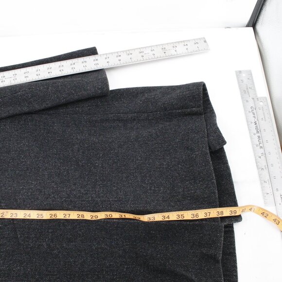 John Varvatos overcoat Men's 42 Double Breasted Wool Blend Herringbone coat peak - Picture 7 of 16